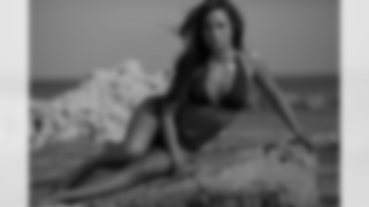Courtney L's photo shoot on Day 3 of the 2010 Spring Fling and the Ravens Cheerleader Swimsuit Calendar Shoot. (Photo by Aaron Huey). Find more photos on facebook.com/baltimoreravens.