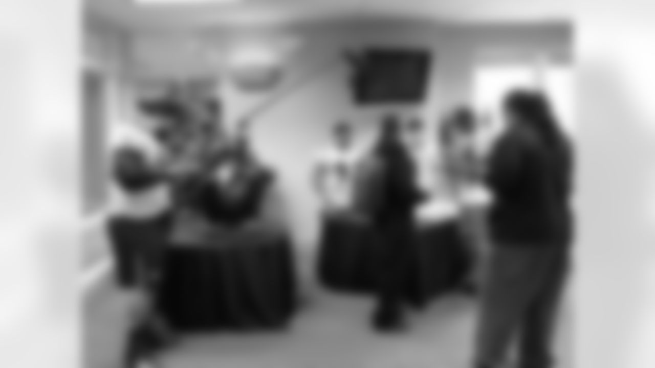 Duff Goldman of the Food Network's Ace of Cakes and Haloti Ngata paired up to make a Ravens cake with the bakers at Charm City Cakes in Baltimore.