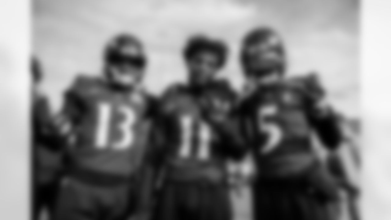 WR Devin Duvernay, WR James Proche II and WR Marquise Brown