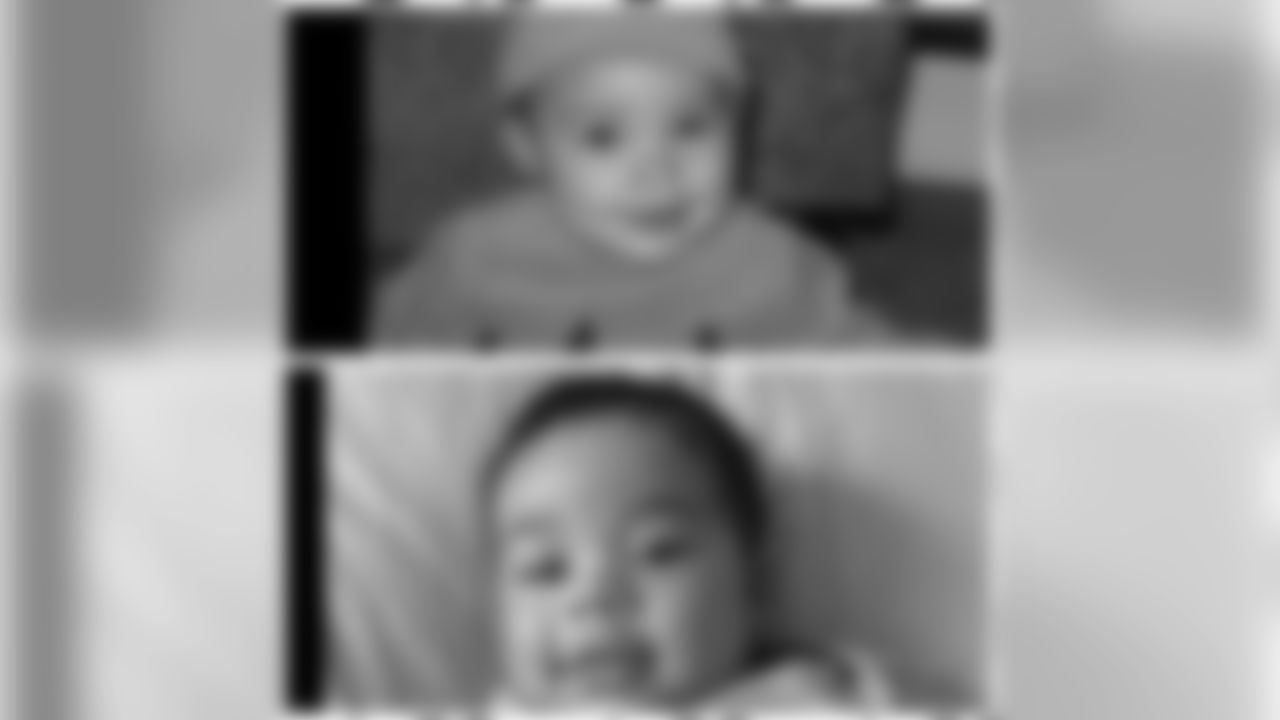 aceandsmitty [Steve Smith Sr]: So looking through old pictures. Crazy top picture is Bam as a baby 9yrs ago and bottom is Deuce present. Crazy Twins great gene pool!!!! The lil smitty's