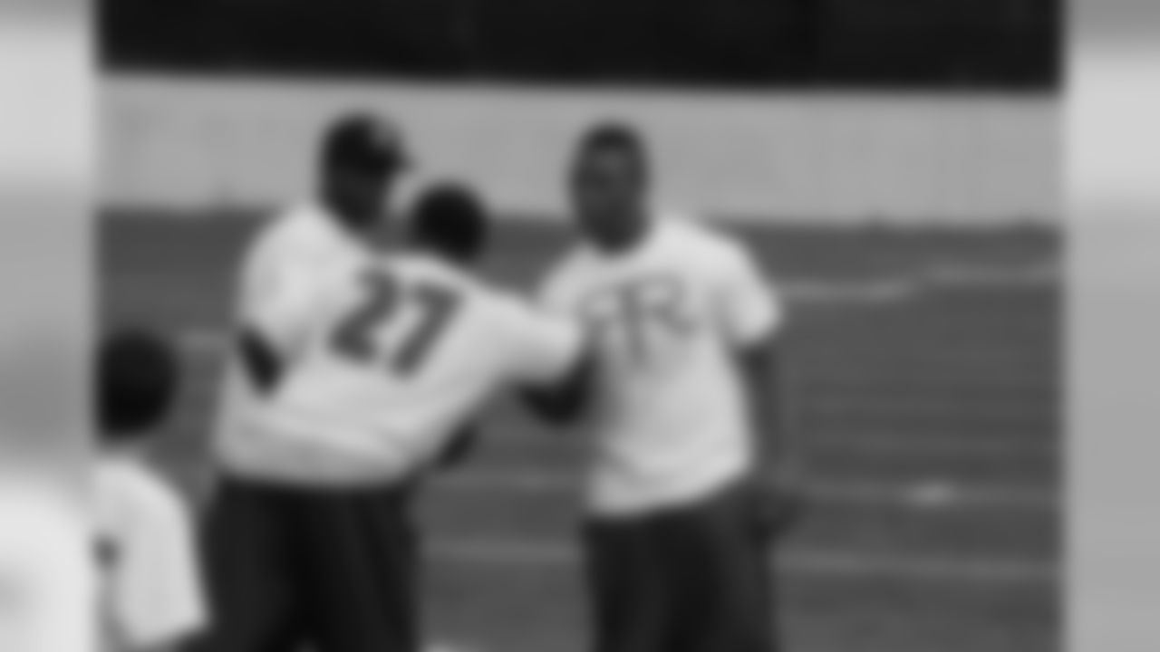 Ray Rice holds a youth football camp in his hometown of New Rochelle, New York in June 2009. [Photos courtesy of Kevin O'Brien]