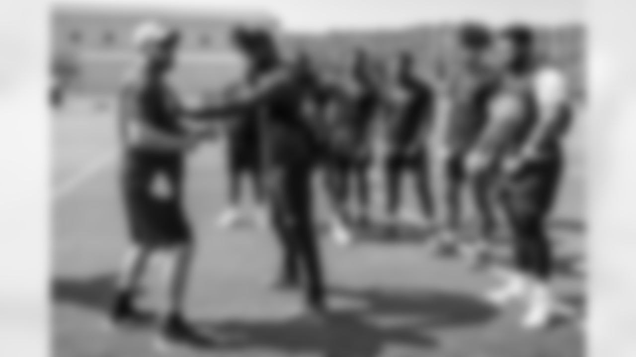 Ravens practice during the 2023 offseason.