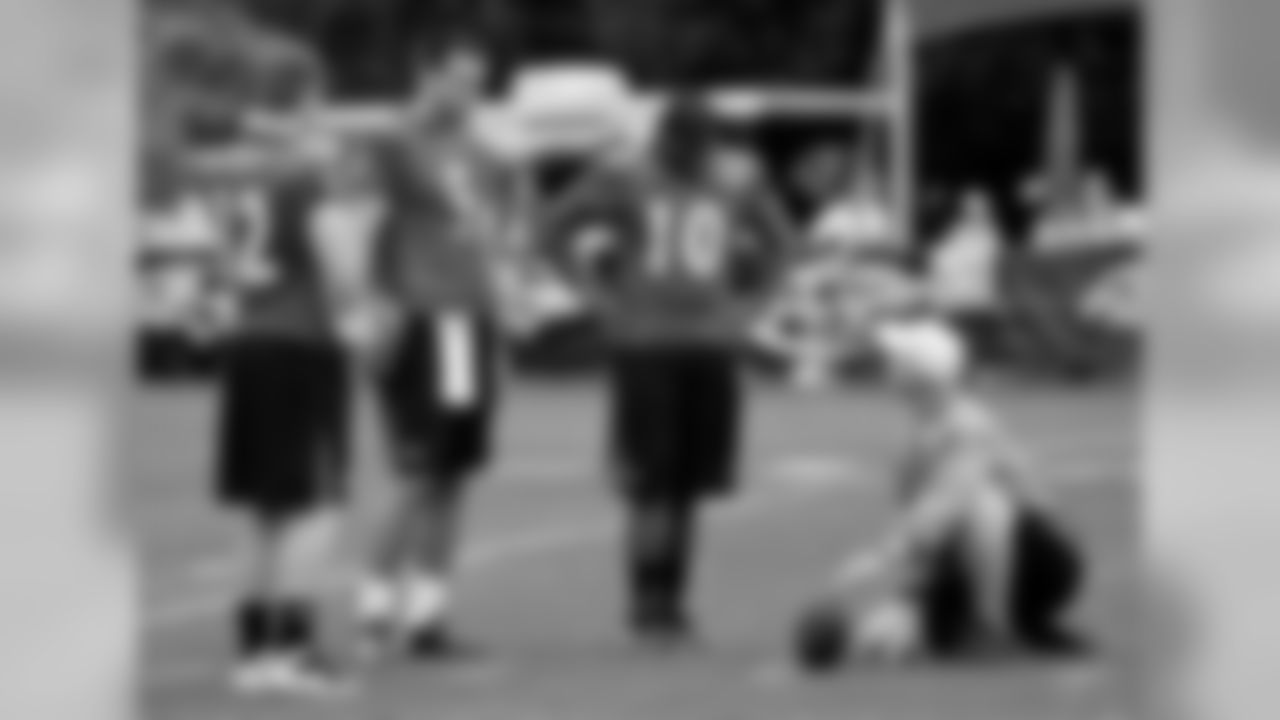 Rookies, quarterbacks and select veterans practice at training camp while the rest of the team arrives at McDaniel College in Westminster, Md. in July, 2009.