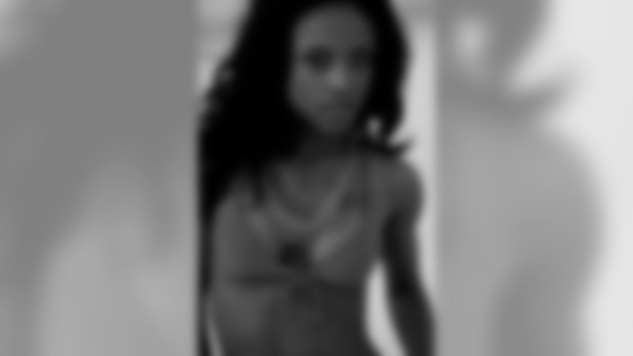 Keishawna's photo shoot on Day 3 of the 2010 Spring Fling and the Ravens Cheerleader Swimsuit Calendar Shoot. (Photo by Aaron Huey). Find more photos at facebook.com/baltimoreravens.