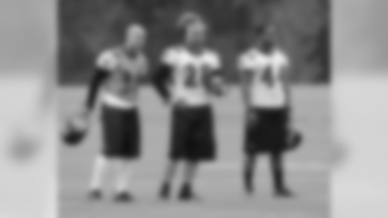 The Ravens hold their first mandatory mini-camp of 2009 at their Owings Mills Training Facility in May 2009.