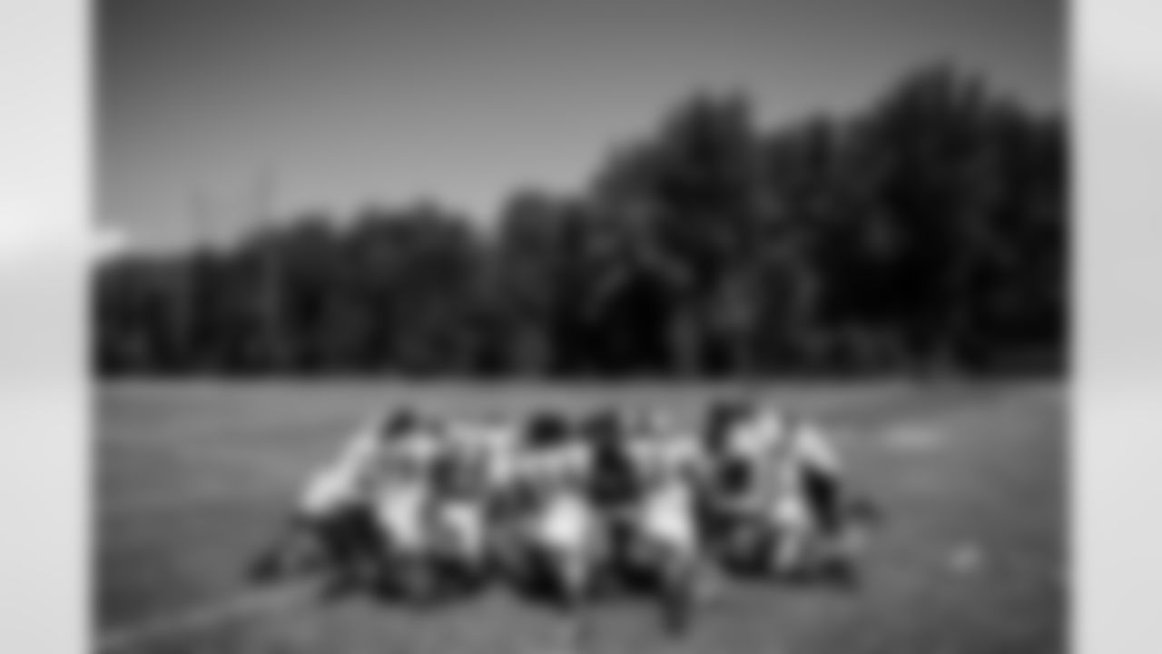 Cornerback Team Huddle