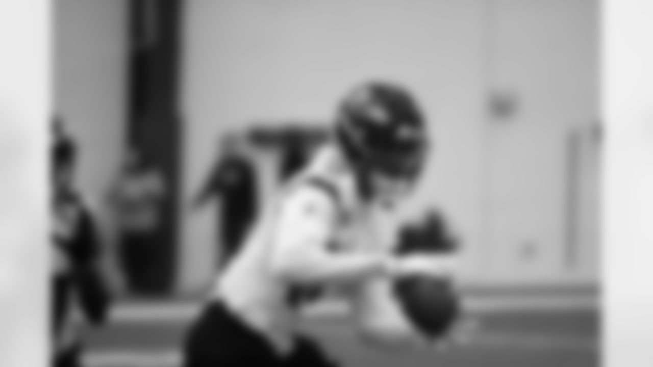 The Ravens rookies take the practice field during the 2022 Rookie Mini Camp.