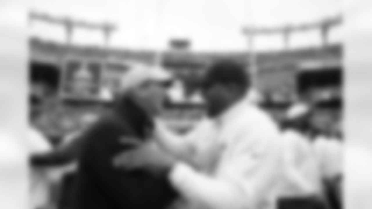 Owner Steve Bisciotti & LB Ray Lewis