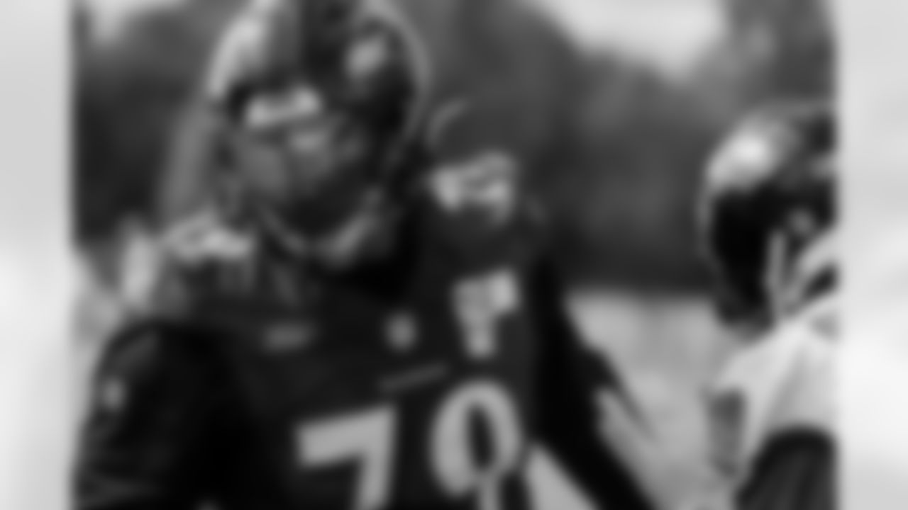 The Baltimore Ravens held practice at the Under Armor Performance Center in Owings Mills, MD on Wednesday, October 5, 2022.