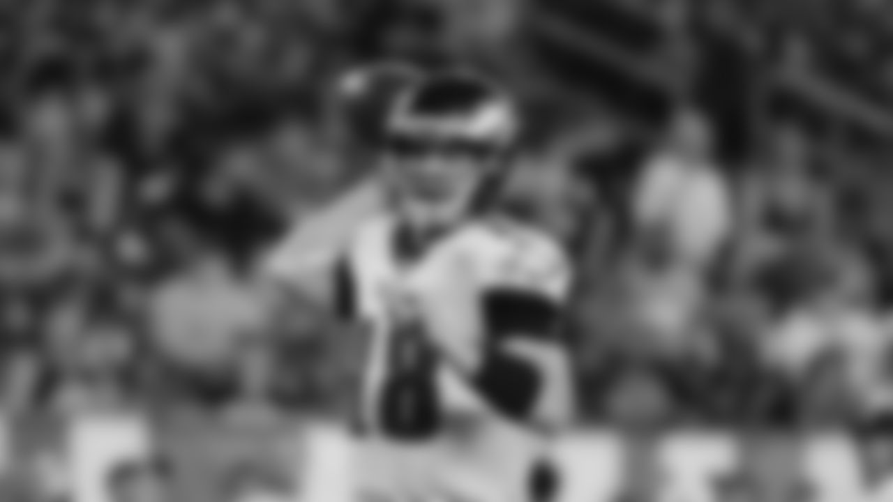 Philadelphia Eagles quarterback Josh McCown (18) in action during a preseason NFL football game against the Baltimore Ravens, Thursday, Aug. 22, 2019, in Philadelphia. (AP Photo/Matt Rourke)