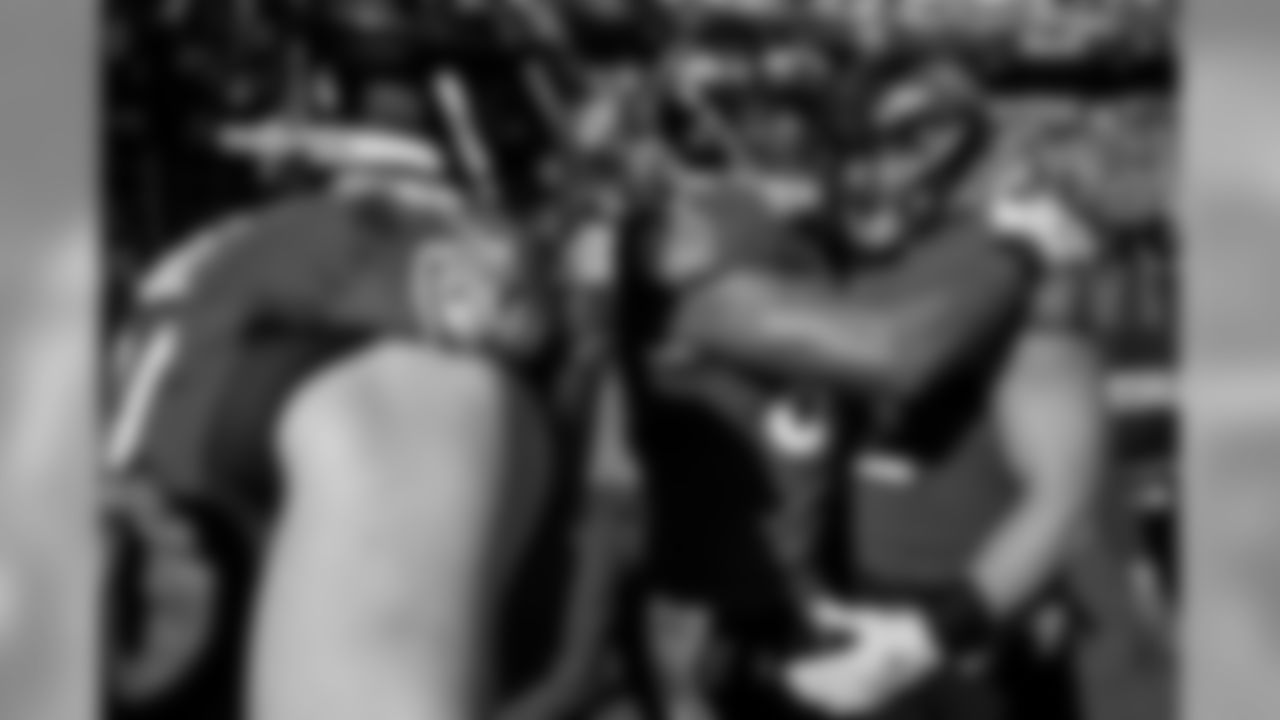 TE Benjamin Watson and DL/FB Patrick Ricard