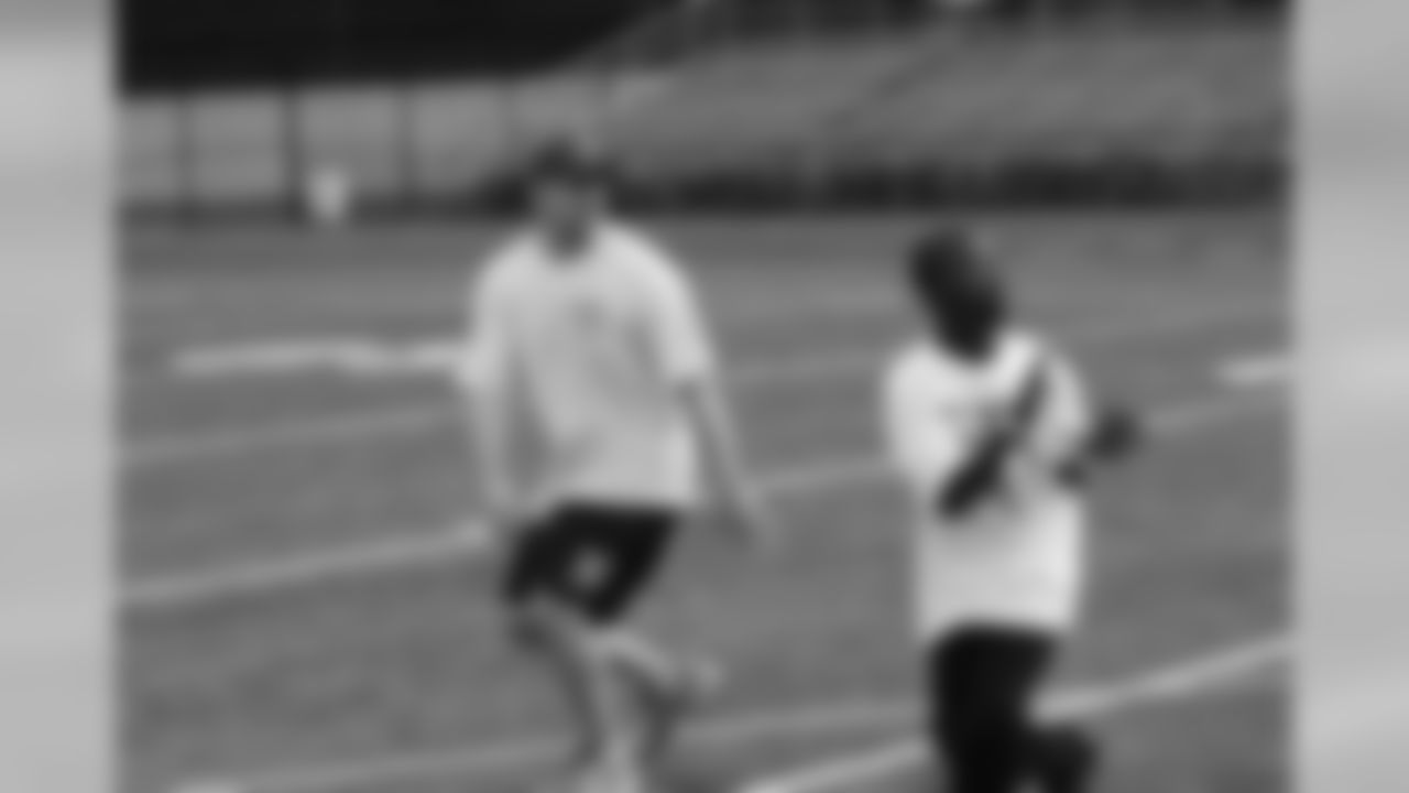 Ray Rice holds a youth football camp in his hometown of New Rochelle, New York in June 2009. [Photos courtesy of Kevin O'Brien]