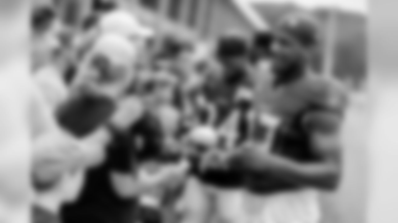 The Baltimore Ravens hold a joint training camp practice with the Jacksonville Jaguars at the Under Armour Performance Center on August 5, 2019 in Owings Mills, MD.