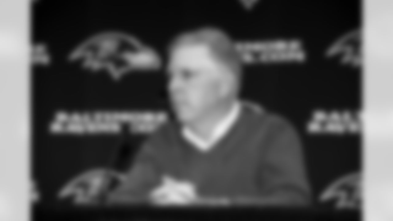 Head coach John Harbaugh introduced new offensive coordinator Cam Cameron and new special teams coordinator Jerry Rosburg.