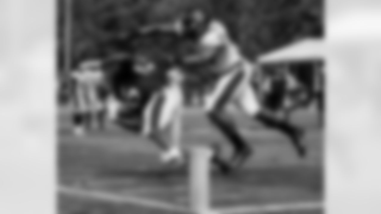 OLB Matthew Judon
Judon logged the biggest hit of training camp so far when he drilled undrafted running back Gus Edwards out of bounds during a red-zone drill. Judon is flying around the field and giving rookie offensive tackle Orlando Brown Jr. all he can handle on the edge.
