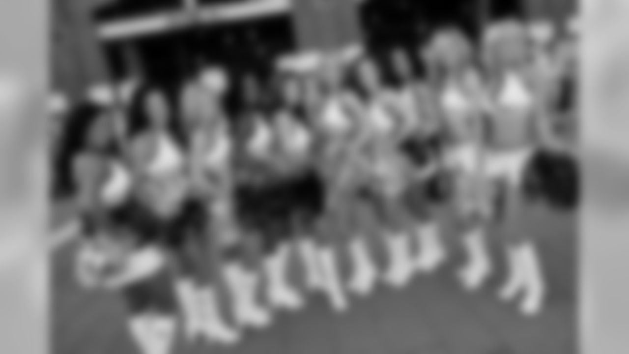 The Baltimore Ravens Cheerleading Team entertains the fans at M&T Bank Stadium throughout the 2008 NFL season.