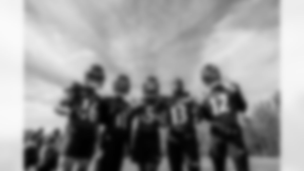 WR Tylan Wallace, WR James Proche II, WR Marquise Brown, WR Devin Duvernay and WR Rashod Bateman