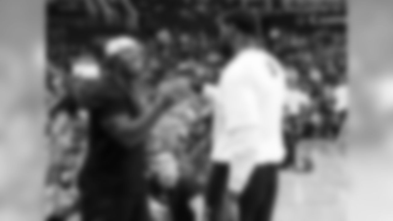 untouchablejay55 [Terrell Suggs]: @kingjames Showed your boy love! LAST NITE WAS MADD TRILL!