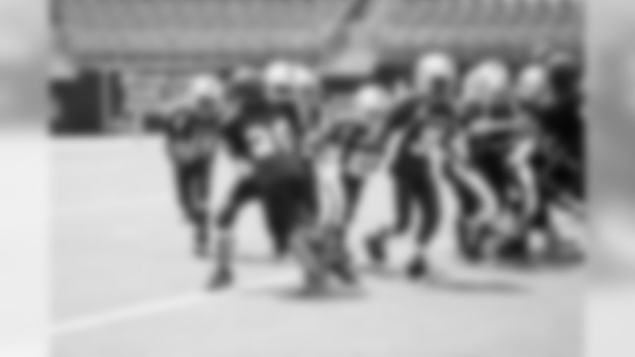 On Saturday, August 23rd in celebration of USA Football's Play Football campaign, four local youth football teams participated in scrimmages at M & T Bank Stadium. (Photos courtesy of of Robert Bartlett)