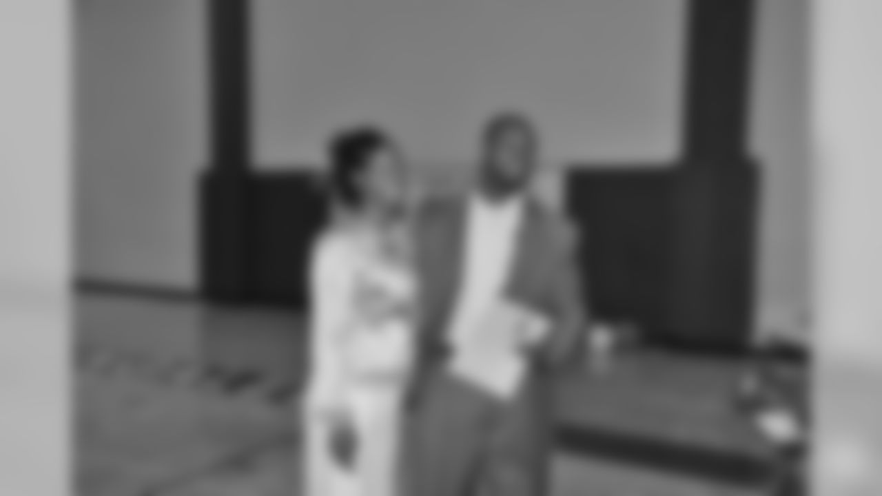A two-time All-Conference selection, Bart Scott returned home to Detroit for his Southeastern High School jersey retirement.