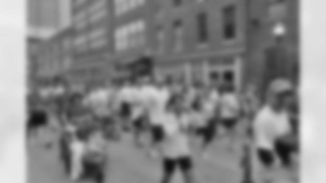 The 5K Fun Run was held to support Brigance's Brigade, the foundation created by longtime Baltimore football fixture O.J. Brigance who is currently fighting amyotrophic lateral sclerosis (ALS).