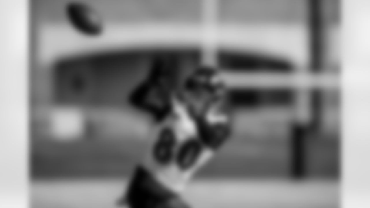 WR Miles Boykin
Boykin's strong blocking has helped fuel the best running attack in the NFL, but he enters his third season facing stiff competition in a crowded wide receiver room. Sharpening his route running and getting open more consistently would help Boykin solidify his status. He is off to an encouraging start in OTAs, standing out as one of the most impressive players during Wednesday's open practice.