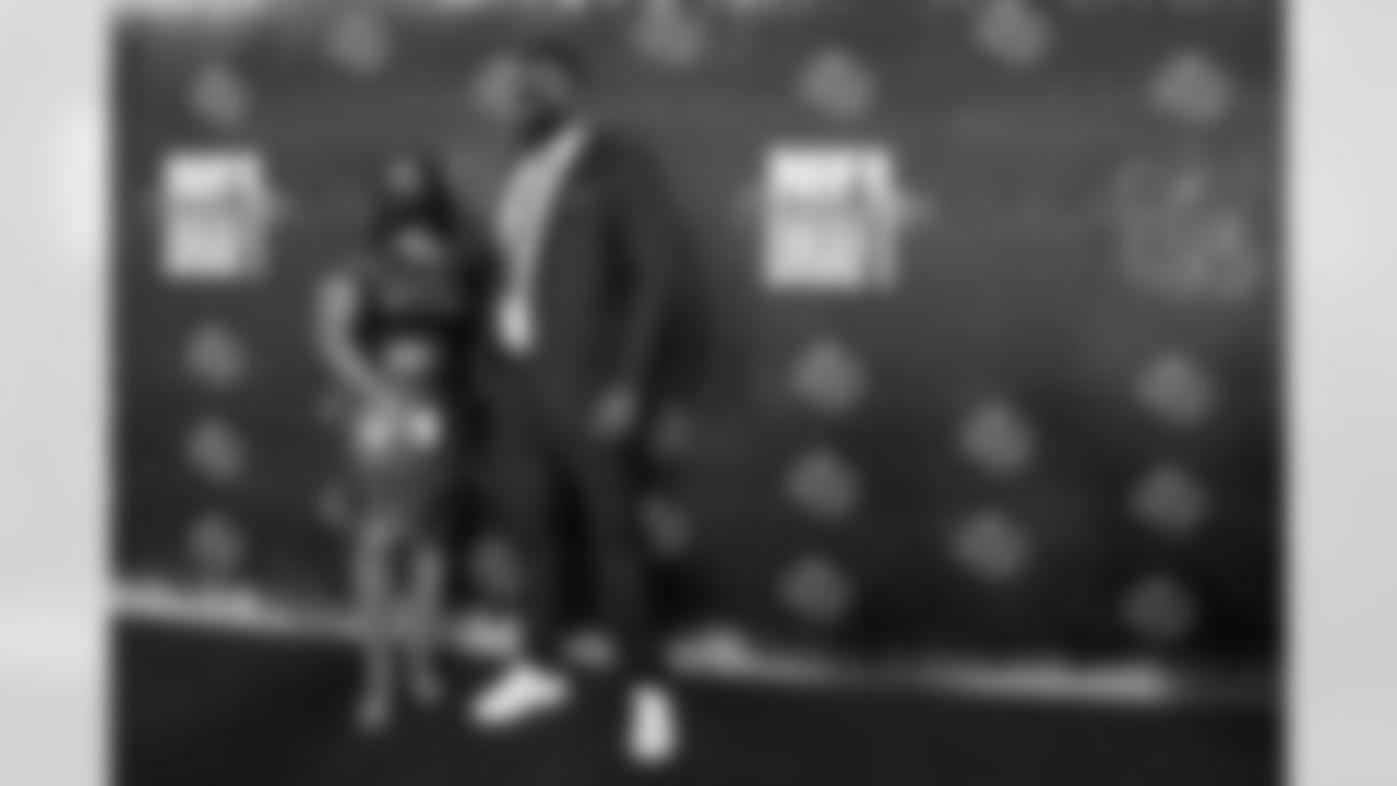 Alabama defensive tackle Christian Barmore on the red carpet during the 2021 NFL Draft on Thursday, April 29, 2021 in Cleveland, Ohio. (Cooper Neill/NFL)