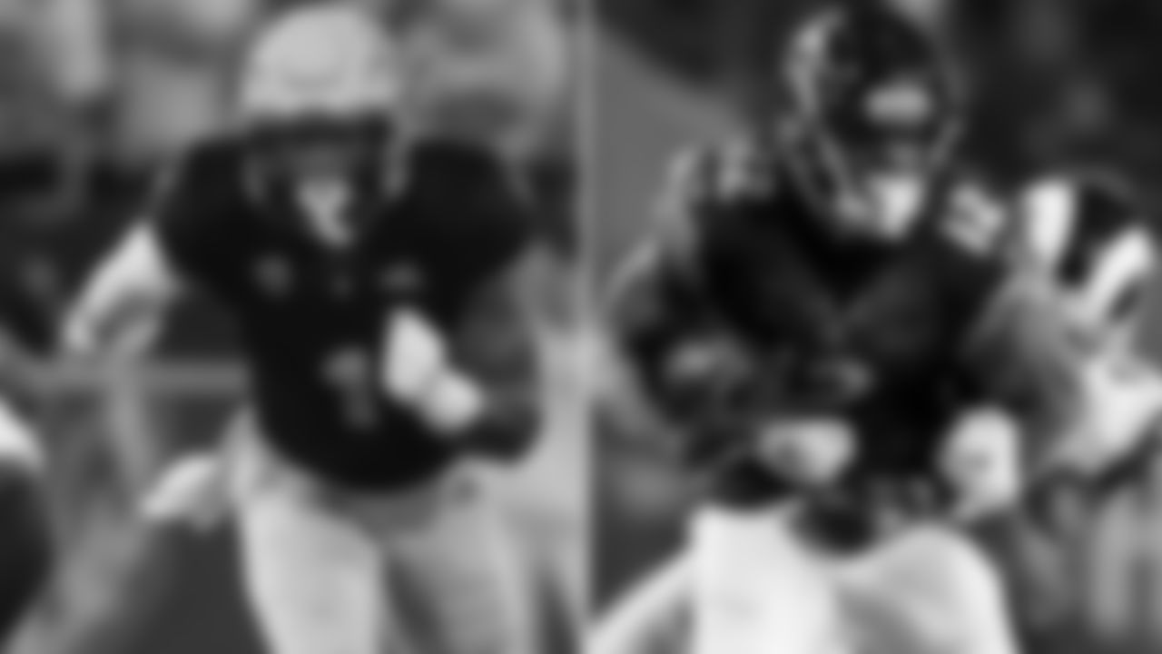 N'Keal Harry, Arizona State – Allen Robinson
Zierlein's Scouting Report*:* Back-shoulder boss who thrives with contested catch opportunities outside the numbers but lacks explosive traits. Harry's ability to body-up opponents and win with ball skills is undeniable, but his inability to find a threatening top gear or shake loose from tight man coverage must be accounted for within his new employer's scheme. His experience playing inside should help and teams will love his impact as a run-blocker. His competitiveness and ability to come down with the ball could make him a productive member of wide receiver trio in short order.