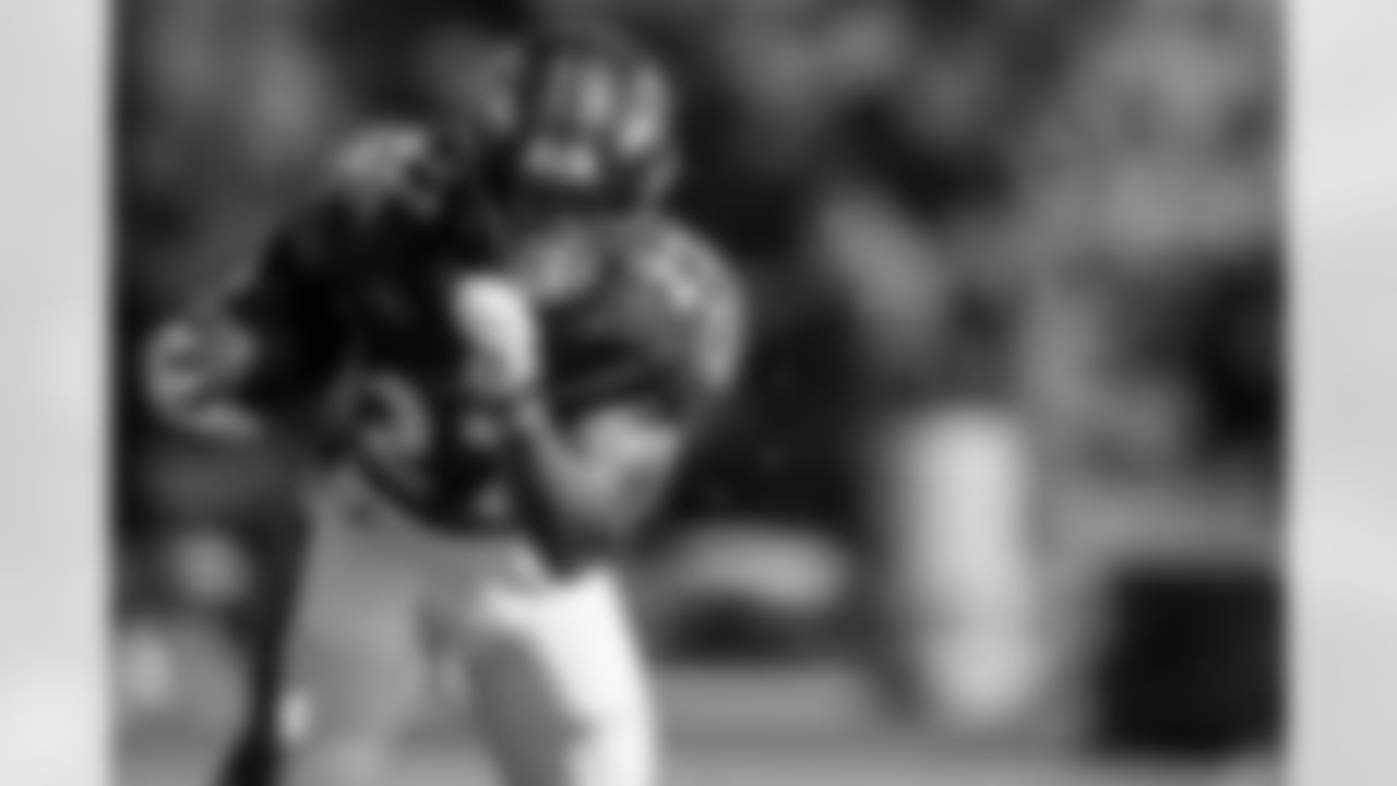 RB J.K. Dobbins
The rookie has a burst that immediately jumps out on the practice field. He's smooth, twitchy, powerful and fast. Dobbins has also shown his versatility as a pass catcher and could be dangerous in a variety of roles in the Ravens' loaded backfield.