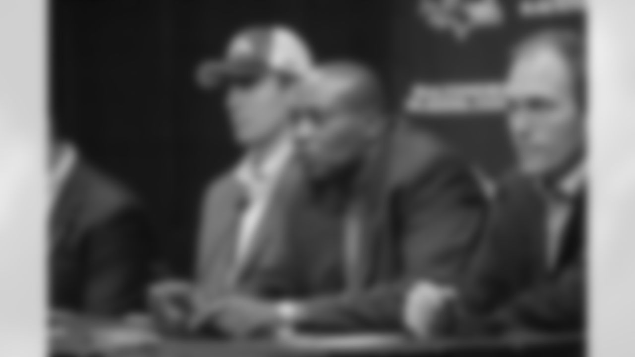 The day after the Ravens selected Joe Flacco with their 1st draft pick (18th overall), the talented quarterback visited Owings Mills for his first press conference as a Raven.