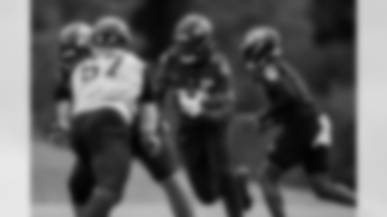 The Baltimore Ravens held practice at the Under Armor Performance Center in Owings Mills, MD on Wednesday, October 5, 2022.