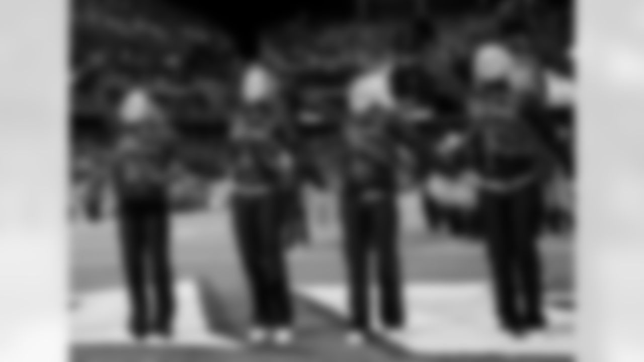 The Baltimore Ravens Cheerleading Team entertains the fans at M&T Bank Stadium throughout the 2008 NFL season.