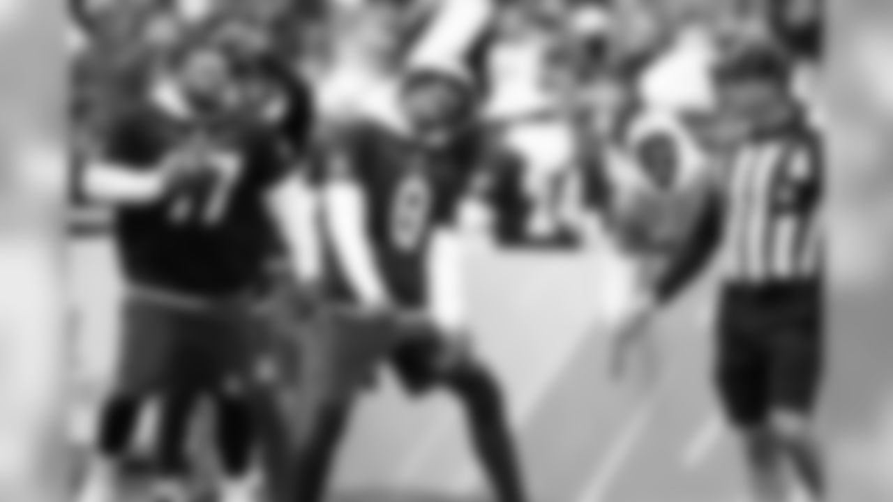 Baltimore Ravens quarterback Lamar Jackson (8) during the 2020 Pro Bowl Skills Showdown, Wednesday, Jan. 22, 2020 in Orlando, Fla. (Cooper Neill/NFL)