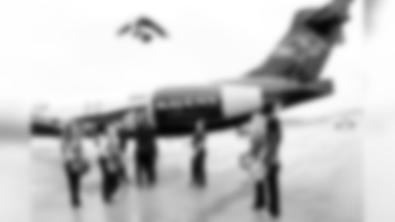 AirTran Airways revealed its newest airplane, Ravens 1, Tuesday at Baltimore-Washington International Airport. Ravens 1 is a Boeing 717 with Ravens decals and colors emblazoned on the exterior.