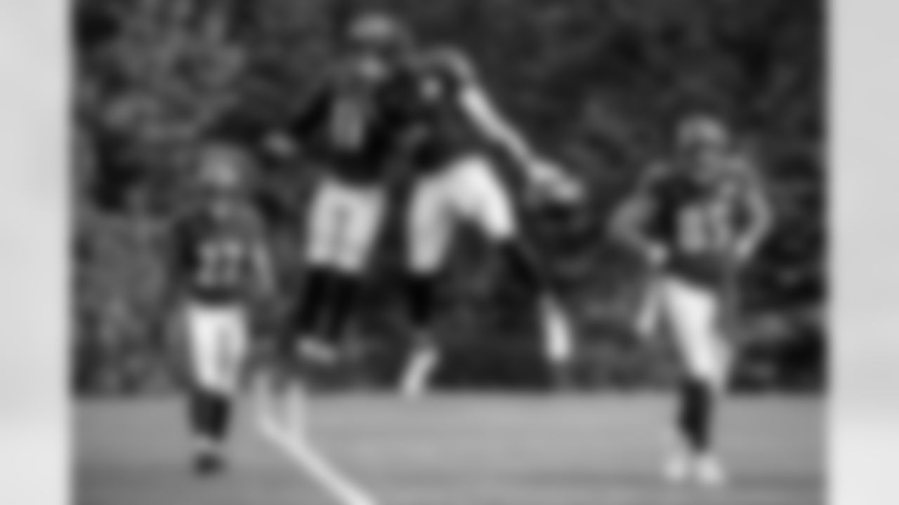 WR James Proche II celebrates a touchdown with QB Robert Griffin III