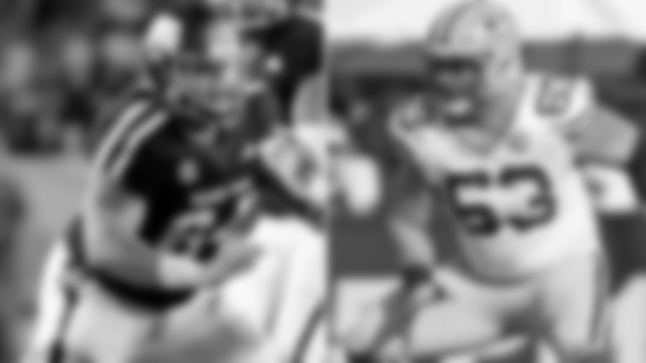 Erik McCoy, Texas A&M – Corey Linsley
Zierlein's Scouting Report*:* Teams typically hunt for centers with the traits to withstand power or athleticism depending on their divisional competition. McCoy comes gift-wrapped in a thick, strong frame and proved he could hold up to both power (Dexter Lawrence) and athleticism (Quinnen Williams). He has some limitations in space, but he possesses more than enough body control and agility to compete on work-ups and cut-off blocks. With his ability match against base and sub-packages, McCoy could carry Day 2 draft value as a future starter.