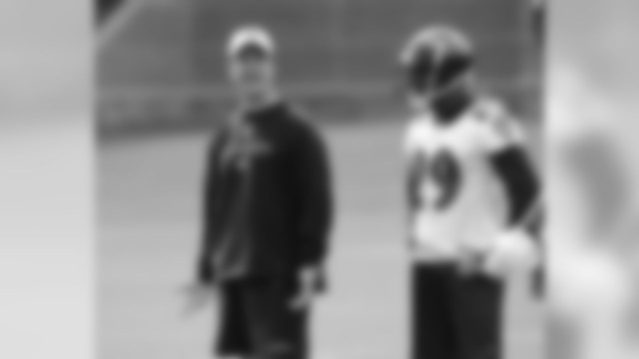 The Ravens hold their first mandatory mini-camp of 2009 at their Owings Mills Training Facility in May 2009.