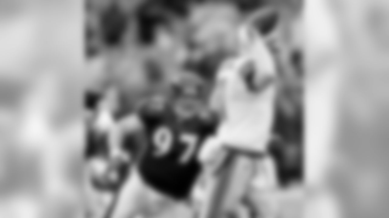 Images from the Ravens' 48-3 rout over the visiting Detroit Lions. The Ravens set multiple franchise records, including most rushing touchdowns and most offensive total yards in a single game.