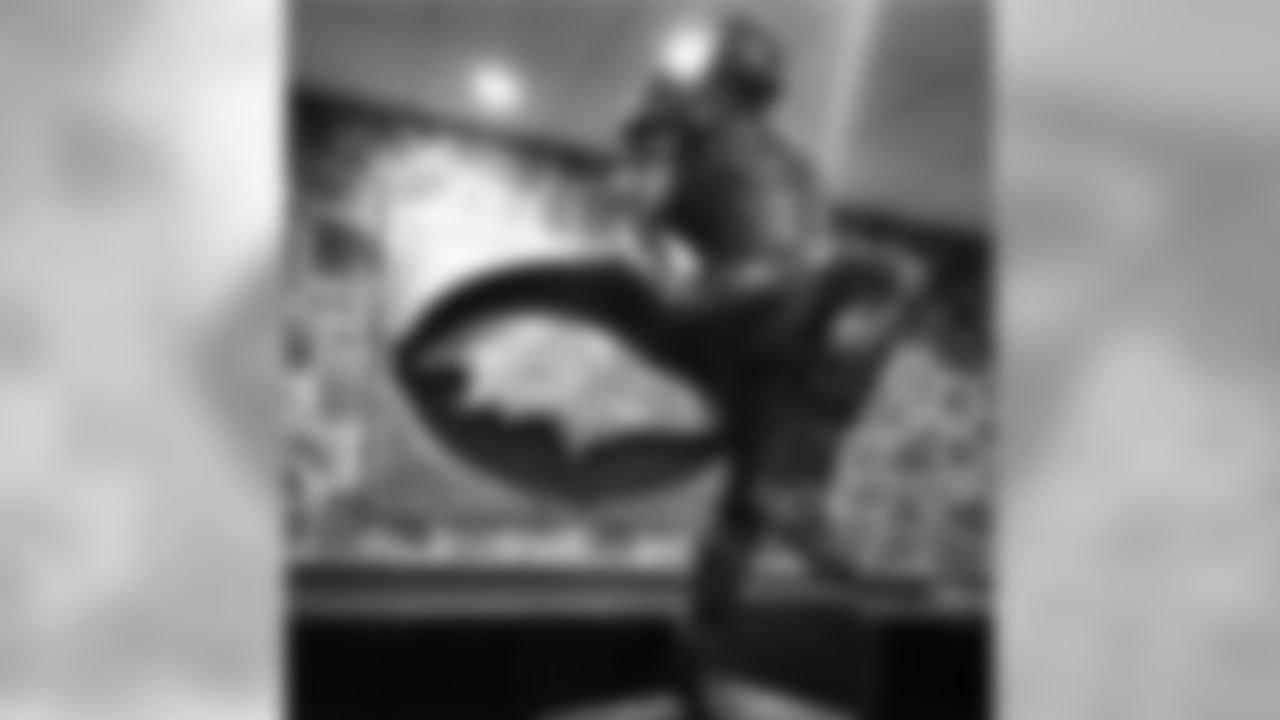 ravens [Baltimore Ravens]: Mini Ray Lewis has found a home in the lobby of the Under Armour Performance Center. #52Legend #Ravens #RayLewis #Baltimore #RavensNation #PlayLikeARaven