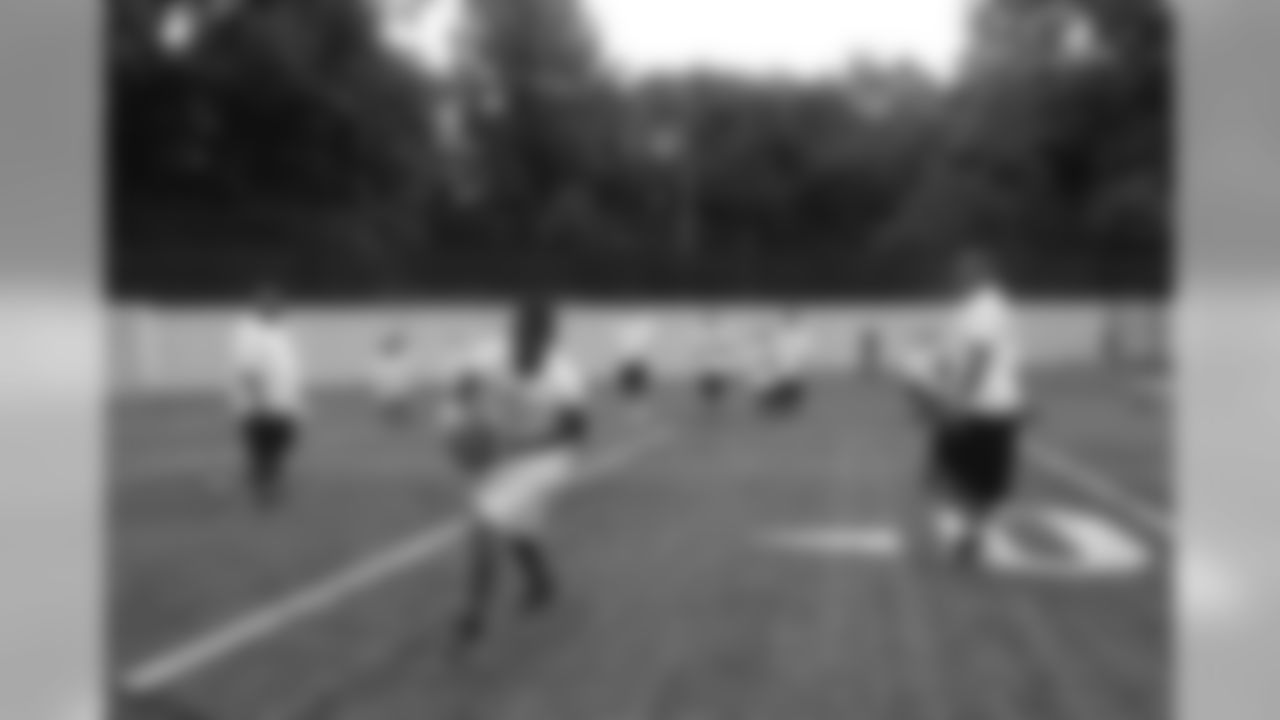 Ray Rice holds a youth football camp in his hometown of New Rochelle, New York in June 2009. [Photos courtesy of Kevin O'Brien]