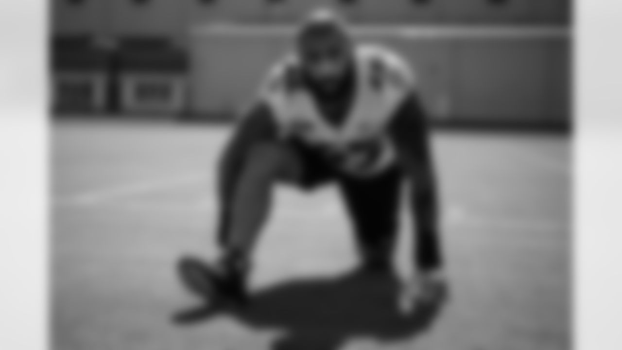 G/C Patrick Mekari (65) at practice on September 8, 2021.