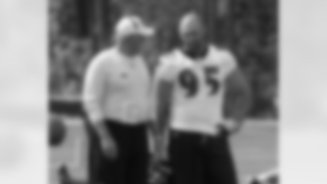 The Ravens hold their first mandatory mini-camp of 2009 at their Owings Mills Training Facility in May 2009.