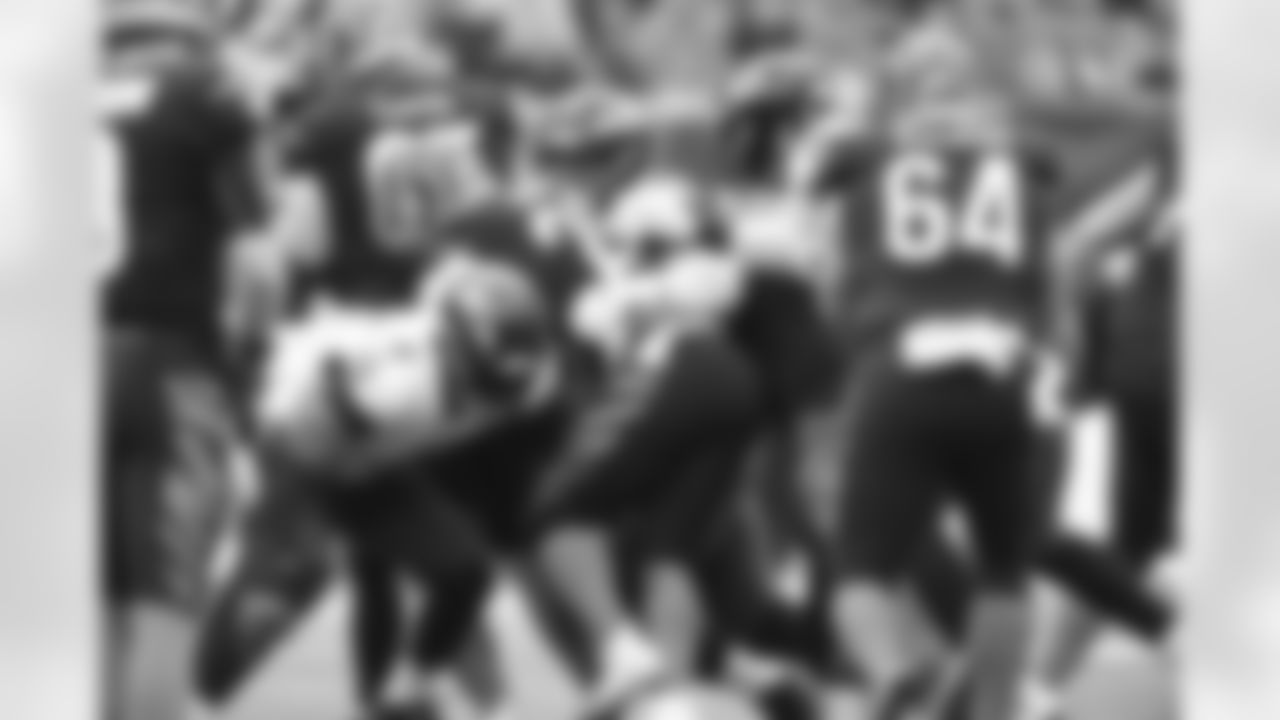 Ravens players in action