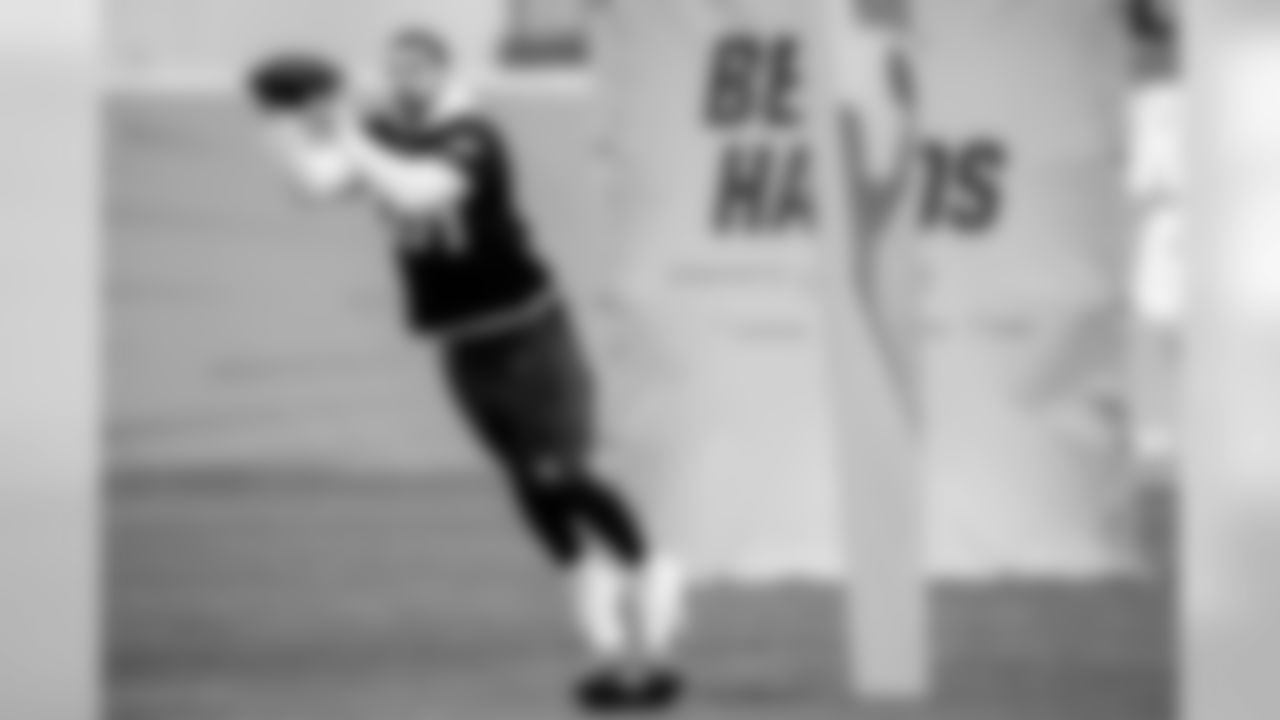 Baltimore Ravens tight end Mark Andrews (89) during the 2020 Pro Bowl Skills Showdown, Wednesday, Jan. 22, 2020 in Orlando, Fla.
