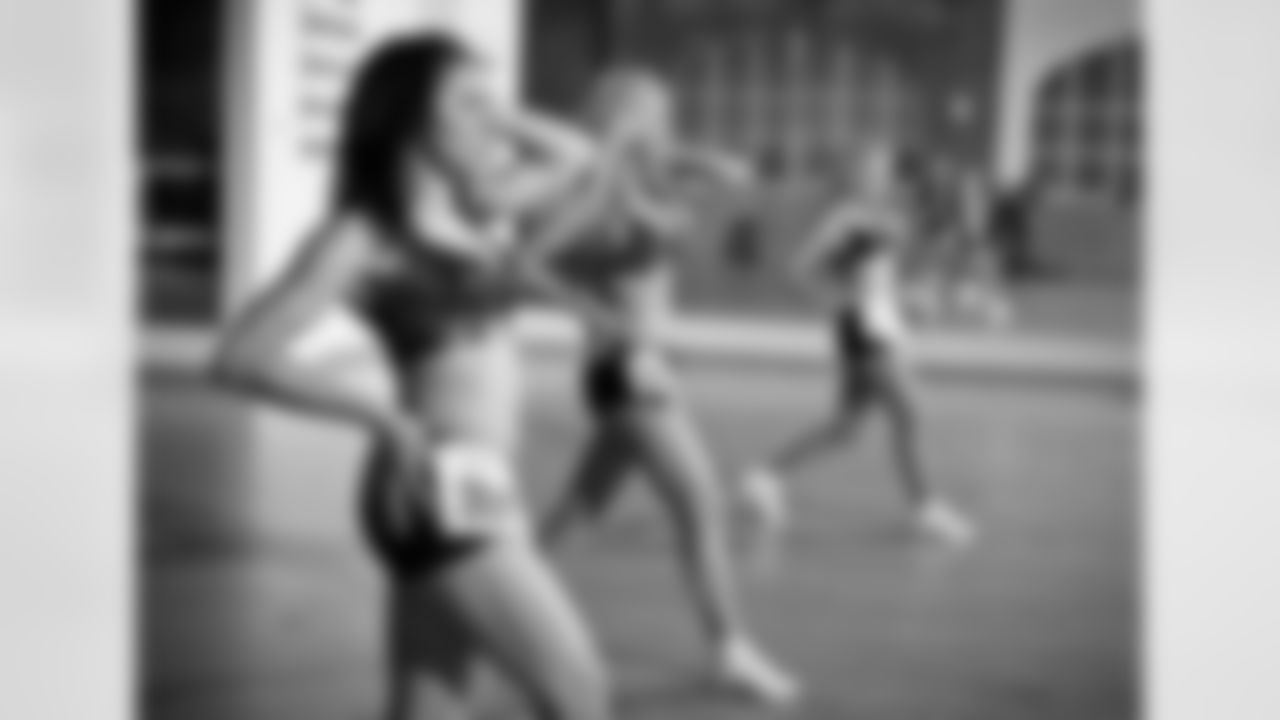 Tryouts continued at Merritt Athletic Club to make the 2011 Ravens cheerleading squad.