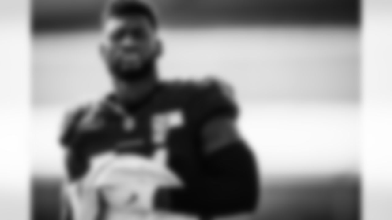 OLB Tyus Bowser (54) at training camp on August 11, 2021.