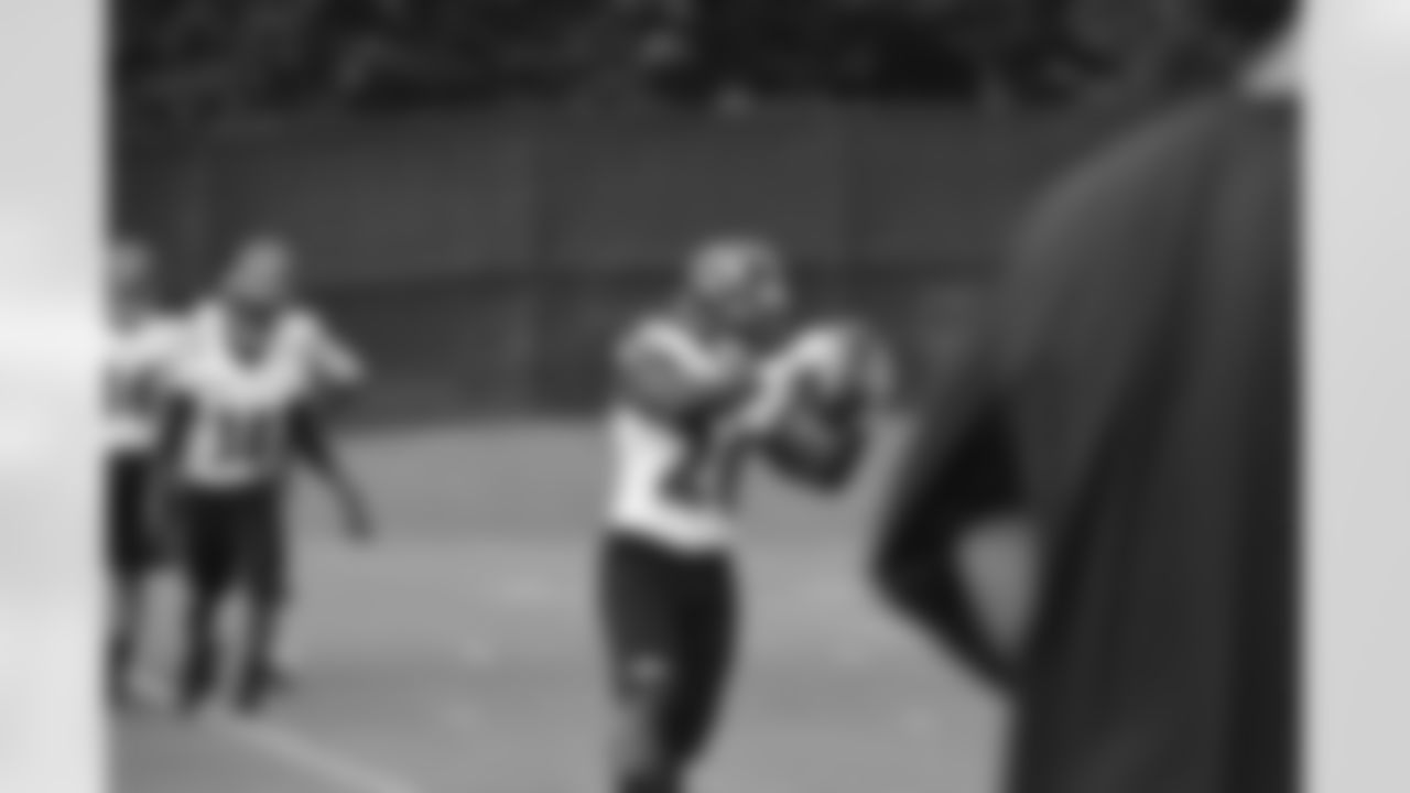 Matt Elam at training camp practice.