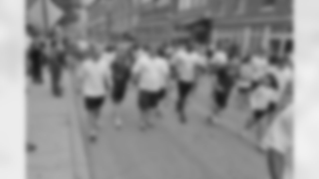 The 5K Fun Run was held to support Brigance's Brigade, the foundation created by longtime Baltimore football fixture O.J. Brigance who is currently fighting amyotrophic lateral sclerosis (ALS).