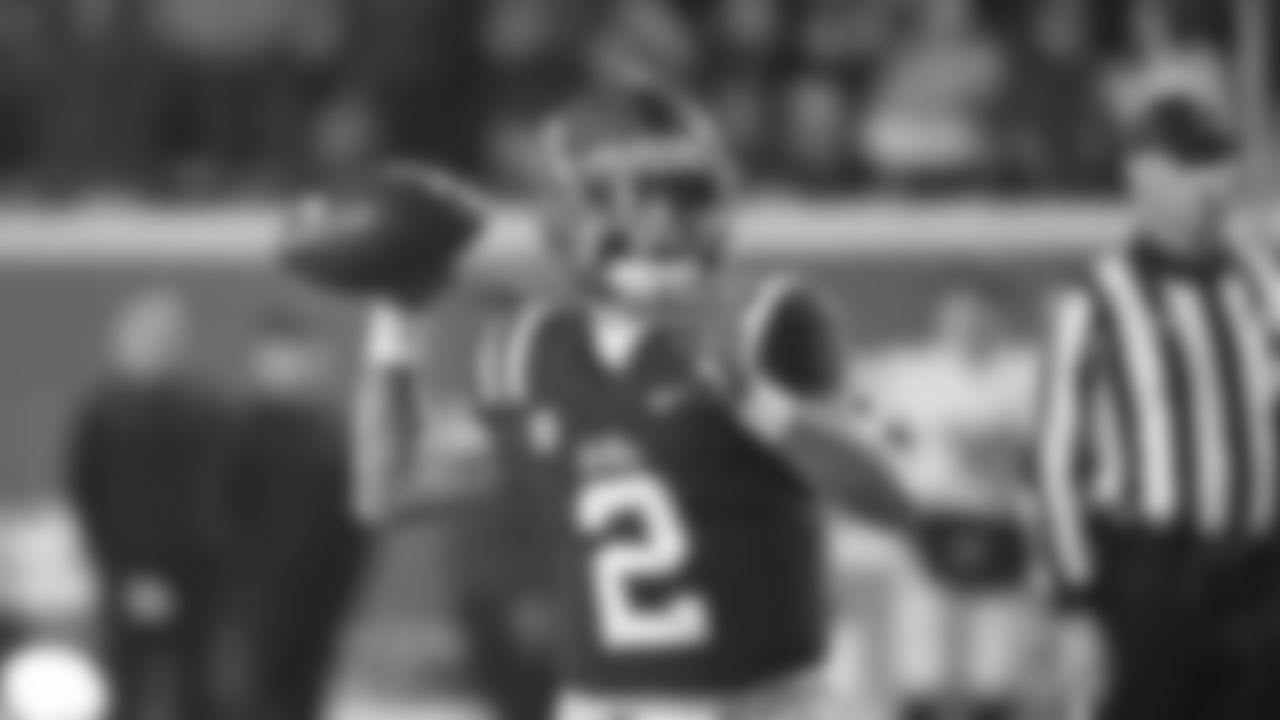 34. QB Matt Corral, Mississippi
"Corral is an undersized QB (listed at 6-2, 205) with excellent athleticism and a strong arm."