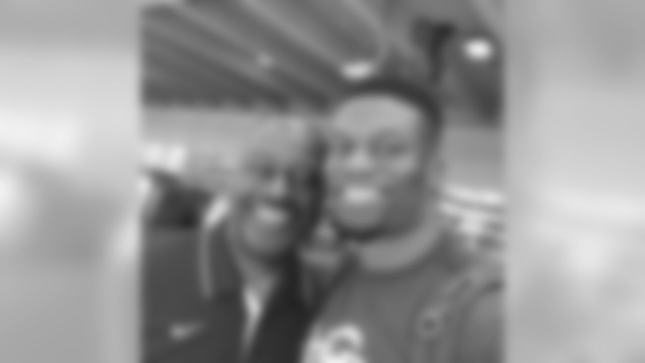 Benjaminswatson [Benjamin Watson]: I got to spend a few fun hours today with my friend, mentor and Hero. Something I wish I had the chance to do more often. Love you Daddy!